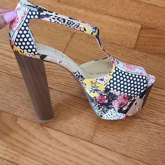 Jessica simpson platform heels sz 10 - Picture 5 of 5